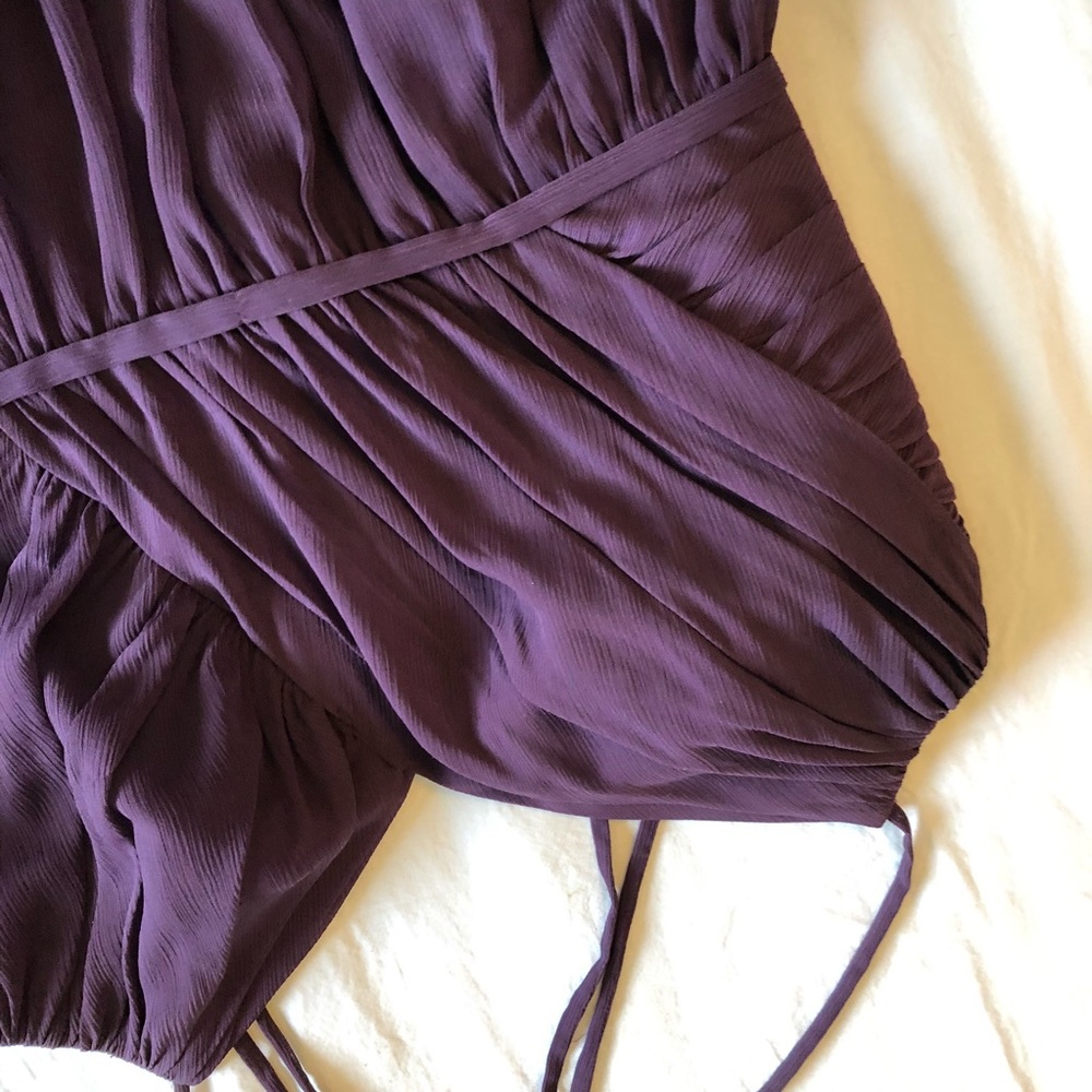David’s Bridal Bridesmaid Dress in Plum